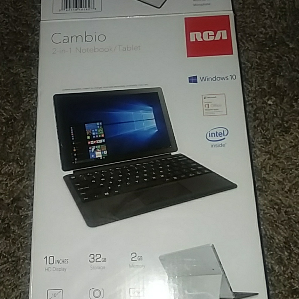 Cambio 2-in-1 notebook/tablet rac